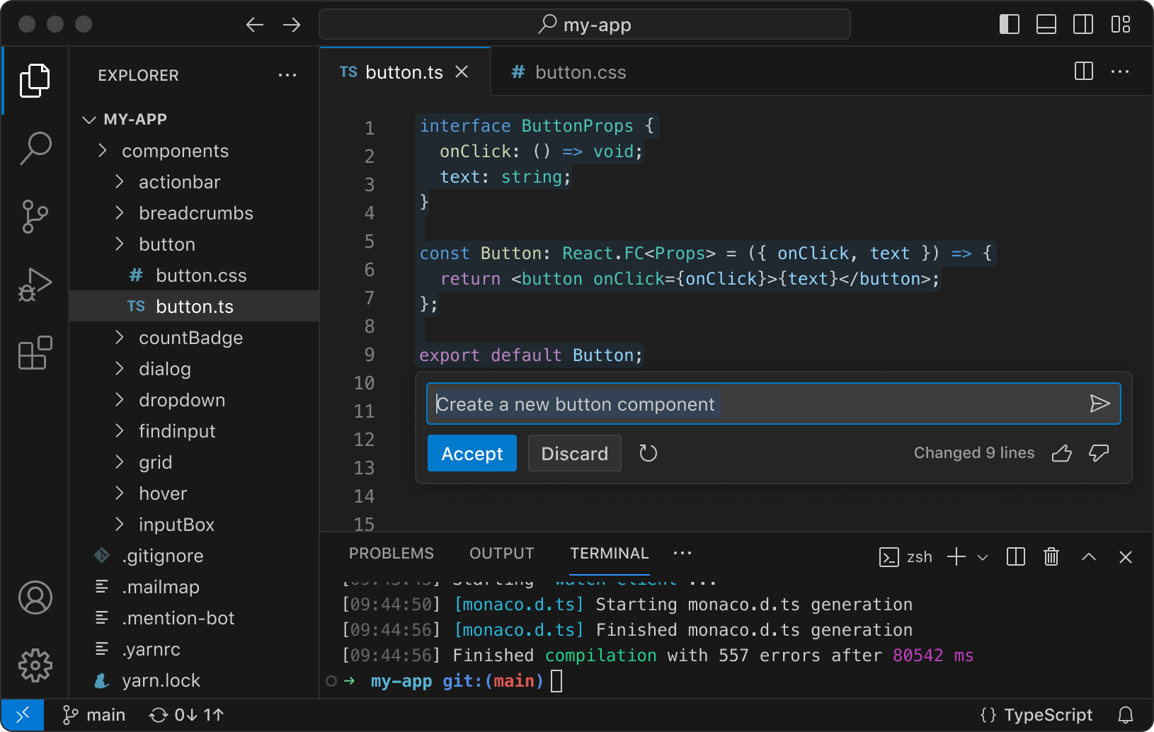 Visual Studio Code Screenshot